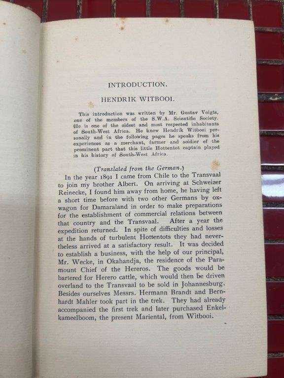 Die Dagboek van Hendrik Witbooi: Kaptein van Witbooi-Hottentotte, 1884-1905 (VRS No 9)