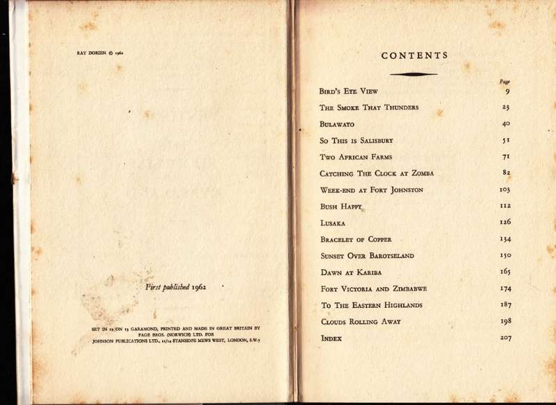 Venturing to the Rhodesias and Nyasaland (Hardcover) - Dorien, Ray