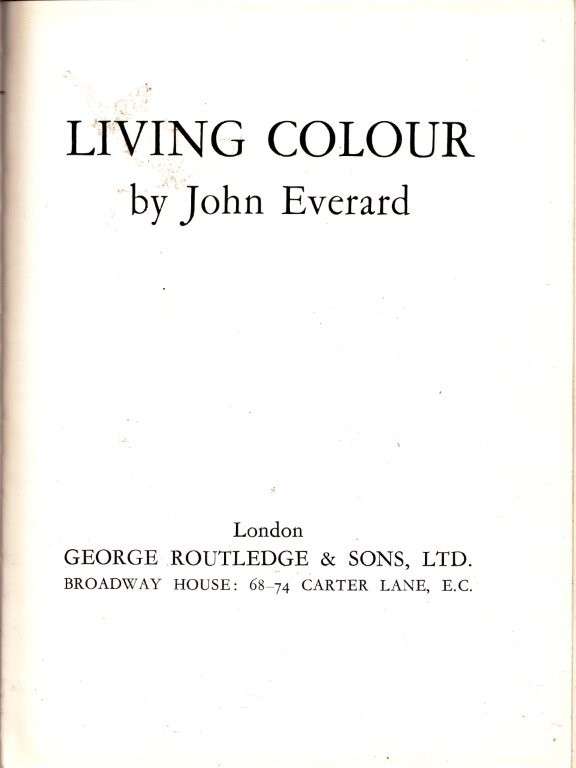 Living Colour (Hardcover) - Everard, John