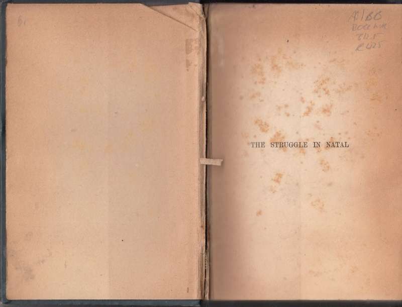 Words by an Eyewitness  - The Struggle in Natal (1901, Hardcover) - Linesman