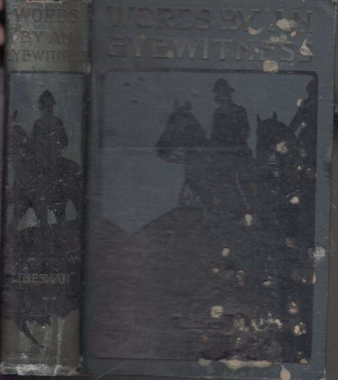 Words by an Eyewitness  - The Struggle in Natal (1901, Hardcover) - Linesman