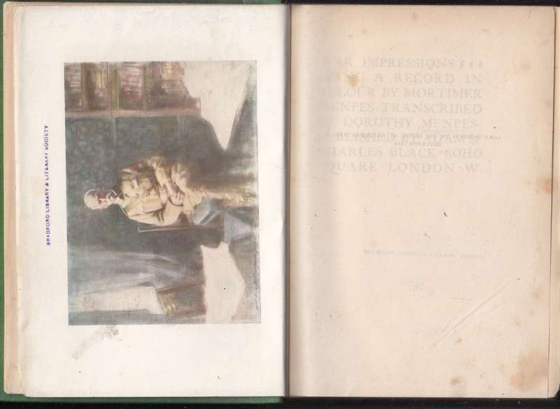 War Impressions : Being A Record In Colour (1903 Hardcover) - Menpes, Mortimer