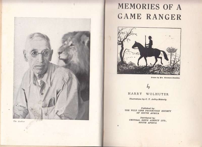 Memories of a Game Ranger (1953 Hardcover) - Wolhuter, Harry