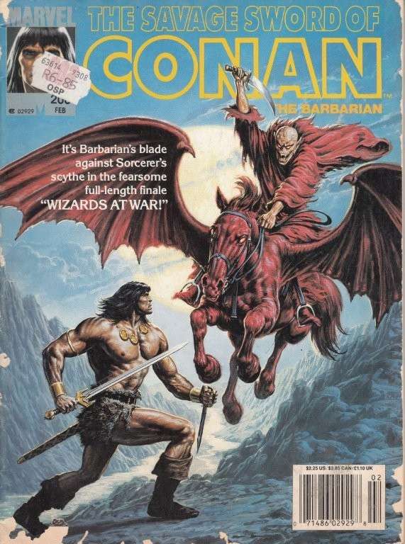 The Savage Sword of Conan the Barbarian - Volume No 200 Feb 1993 - DeFalco, Tom