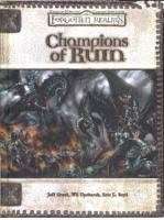 Champions of Ruin (Dungeon & Dragons Campaign Supplement: Forgotten Realms) (Hardcover)