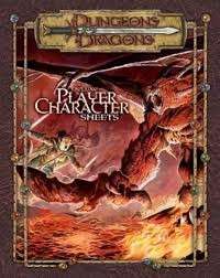 Dungeons & Dragons Accessory: Deluxe Character Sheets  (Dungeons & Dragons Accessory)