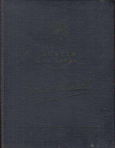 Austin A30 Seven Series AS3 Service Manual - The Austin Motor Company