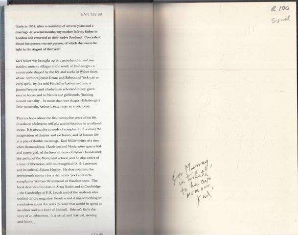 Rebecca's Vest (Signed by author) - Miller, Karl
