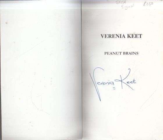 Peanut Brains (Signed by author) - Keet, Verenia