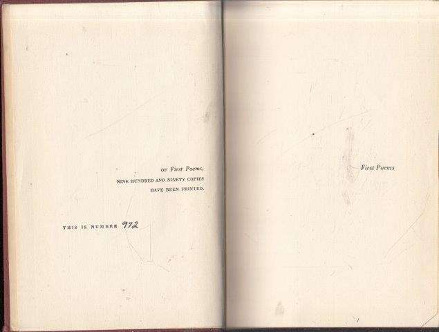 First Poems - Merrill, James
