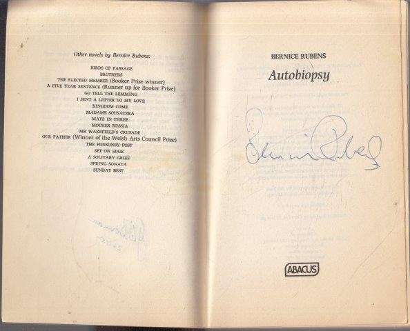 Autobiopsy - Rubens, Bernice