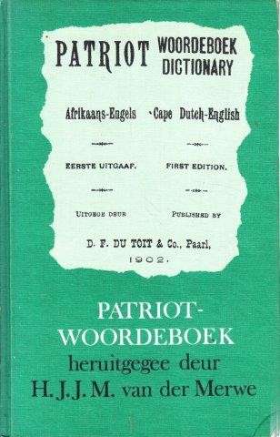 Patriot Woordeboek - Afrikaans/Engels - du Toit, D. F. & van der Merwe, H. J. J. M.