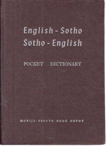 English-Sotho/Sotho-English Pocket Dictionary (Hardcover) - Morija Book Depot