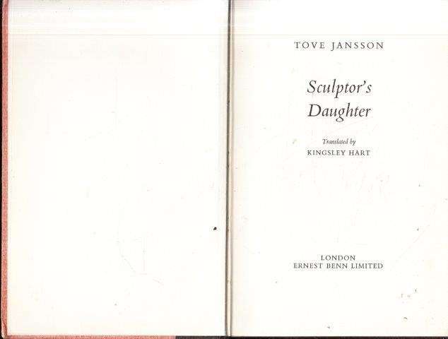 Sculptor's Daughter - Jansson, Tove
