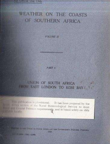 Weather on the Coasts of Southern Africa. Volume II