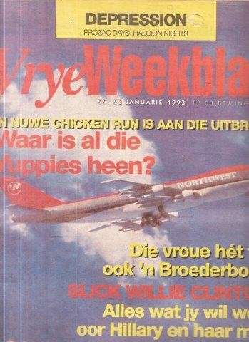 Vrye Weekblad No. 206 22-28 Januarie 1993 - Vrye Weekblad