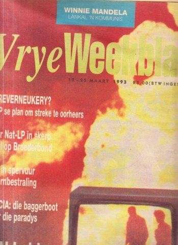 Vrye Weekblad No. 214 19-25 Maart 1993 - Vrye Weekblad