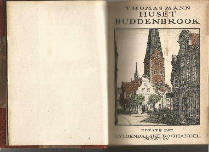 Huset Buddenbrook (First Danish Edition) - Mann, Thomas
