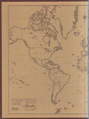 Record Book of Trophy Animals 1978 Edition (Signed) - McElroy, C. J. (ed)