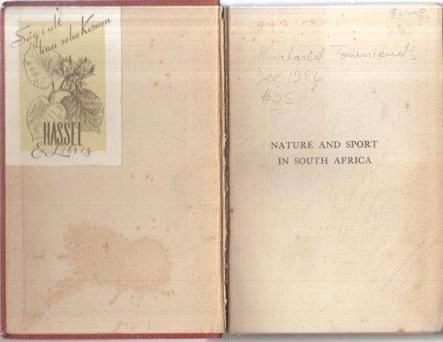 Nature and Sport in South Africa - Bryden, H. Anderson
