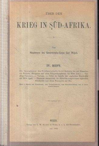 Uber den Krieg in Sud-Afrika (Heft IV/Book 4) - Wojcik, Carl