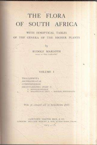The Flora of South Africa - Marloth, Rudolf