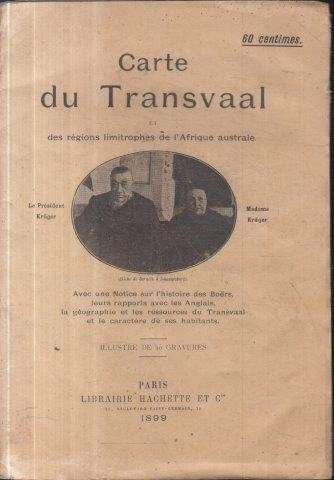 Carte du Transvaal et des Regions Limitrophes de l'Afrique Australe - Chesneau, Marius