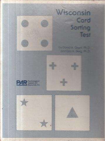 Wisconsin Card Sorting Test (Boxset) - Grant, David A. & Berg, Esta A.