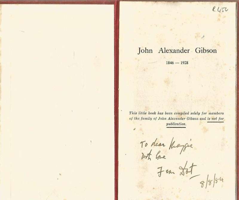 John Alexander Gibson 1846-1928