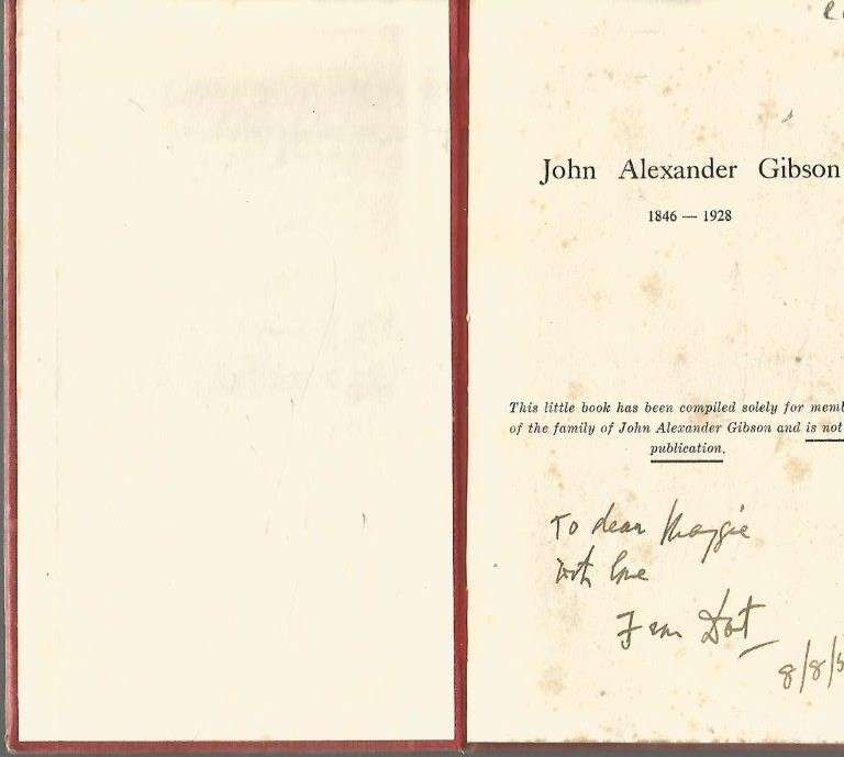 John Alexander Gibson 1846-1928