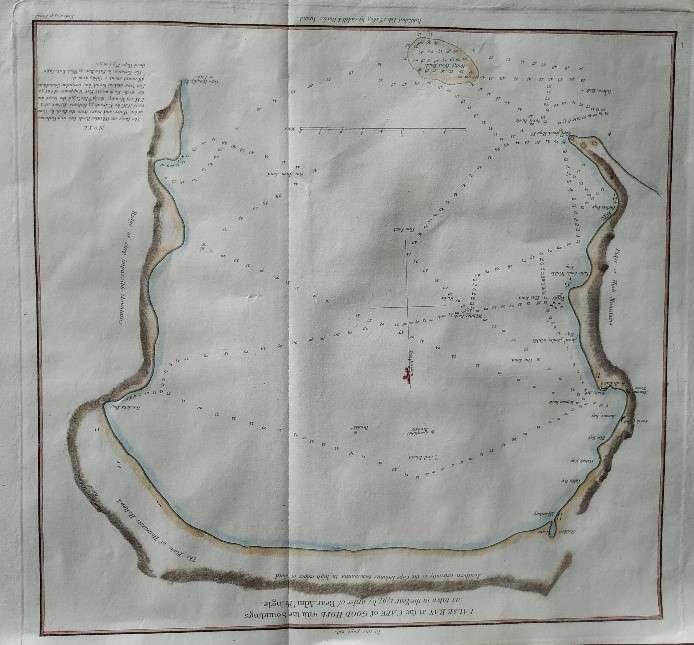 Map of False Bay (Barrow, 1804) - Rear Admiral Pringle & Barrow
