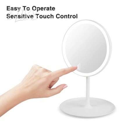 LED MakeUp Mirror with Storage Tray