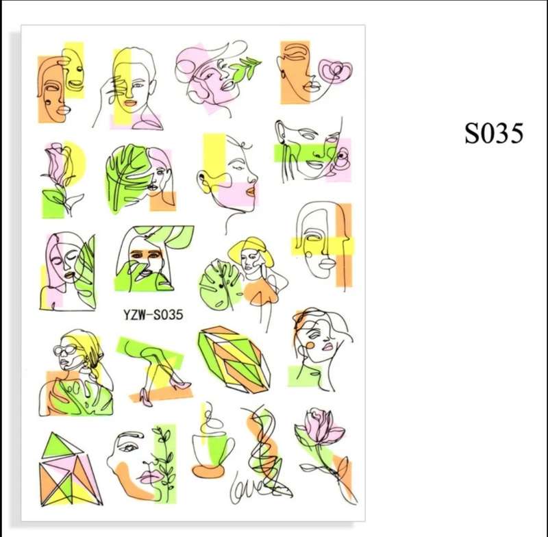 Nail Art Sticker #S035
