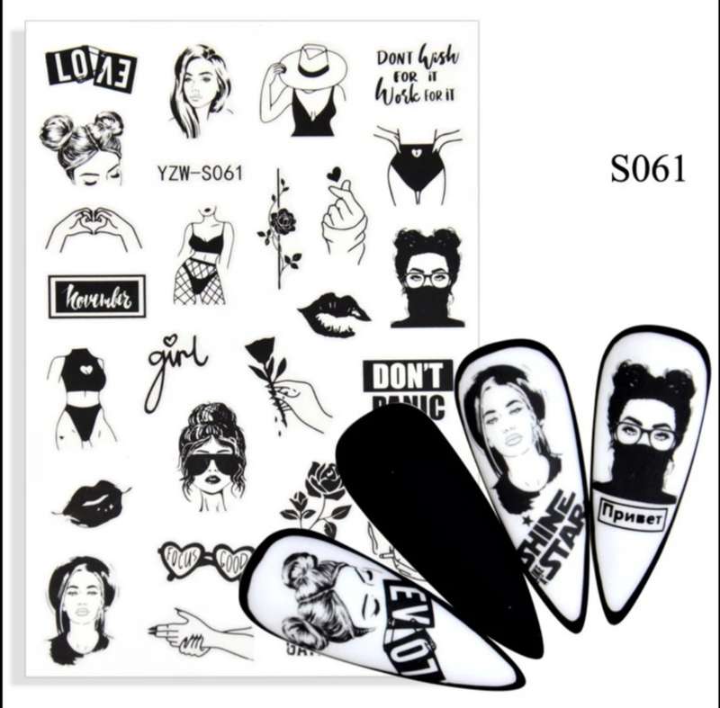 Nail Art Sticker #S061