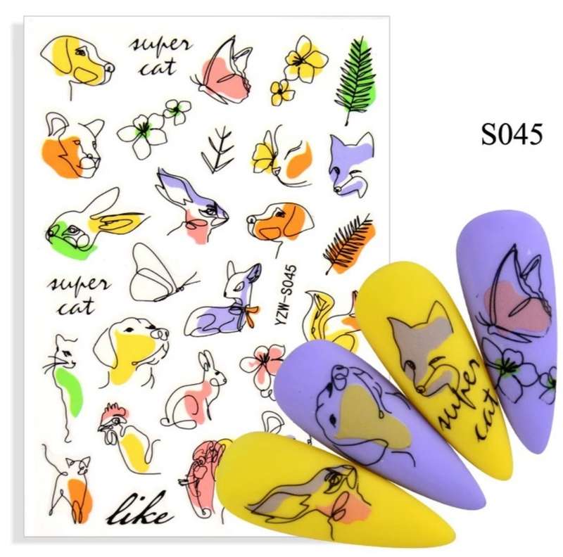 Nail Art Sticker #S045