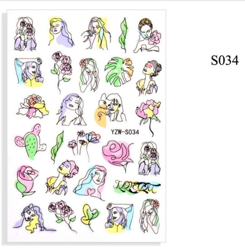 Nail Art Sticker #S034