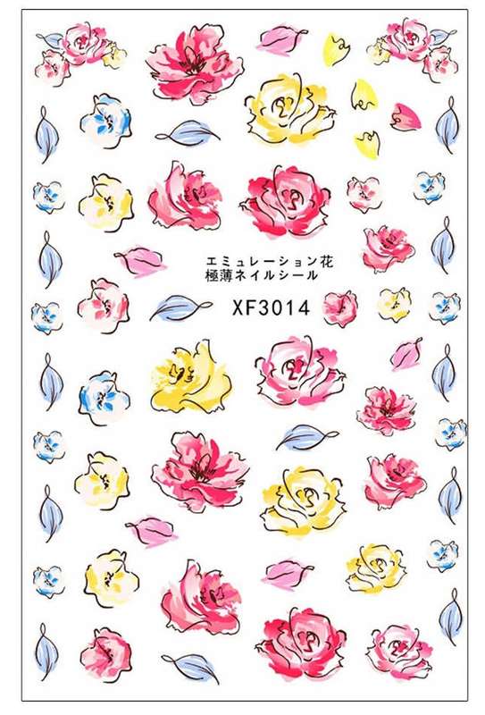 Nail Art Sticker XF3014