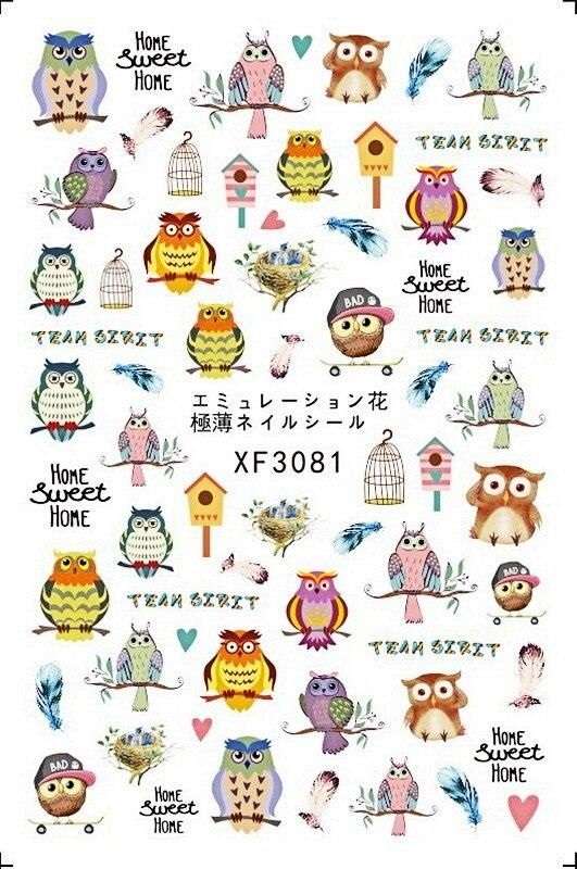 Nail Art Sticker XF3081