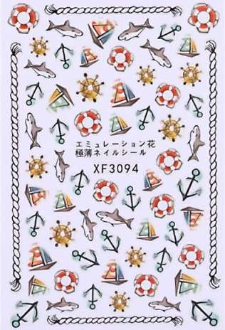 Nail Art Sticker XF3094