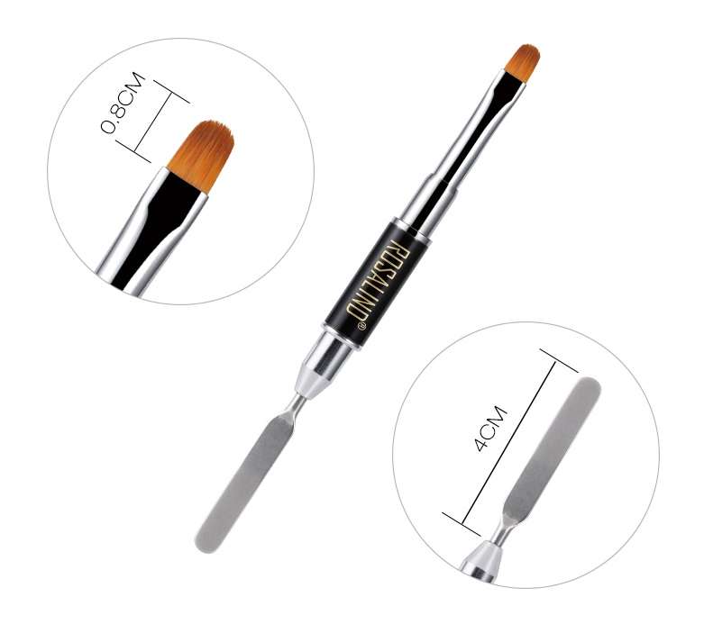 Nail Brush with Spatula