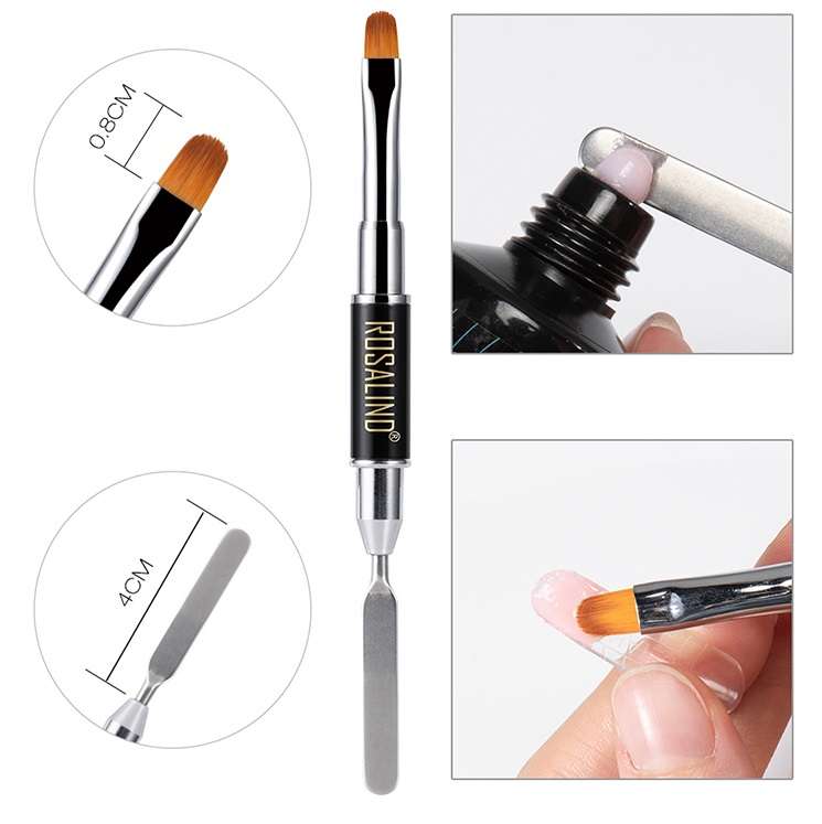 Nail Brush with Spatula