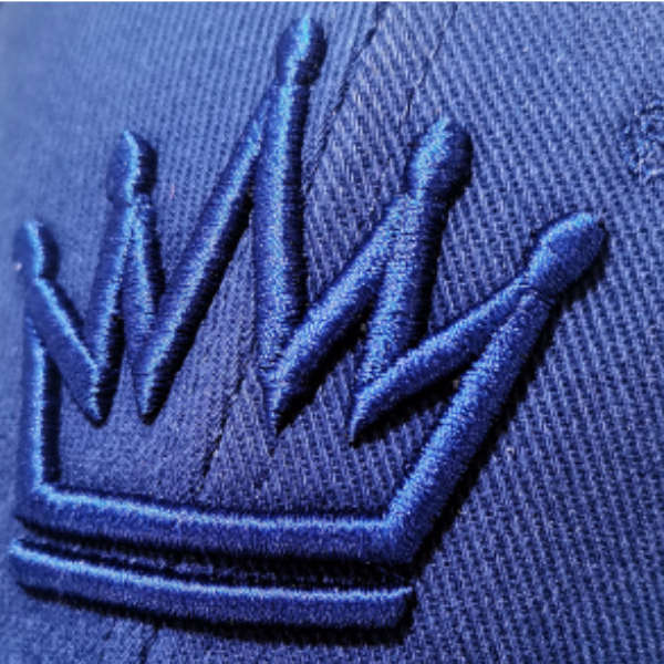 Brushed Cotton Cap - Born 2 Reign (Royal Blue)