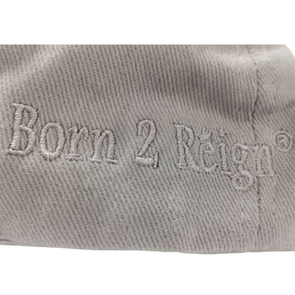 Brushed Cotton Cap - Born 2 Reign (Grey)