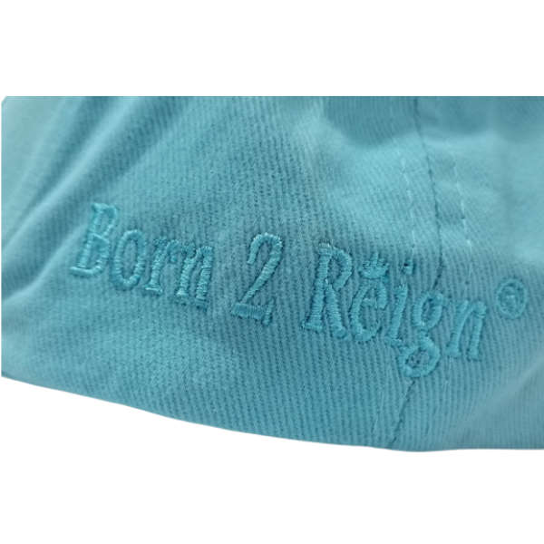 Brushed Cotton Cap - Born 2 Reign (Light Blue)