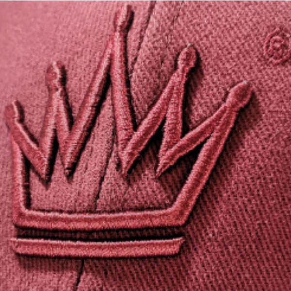 Brushed Cotton Cap - Born 2 Reign (Burgundy)