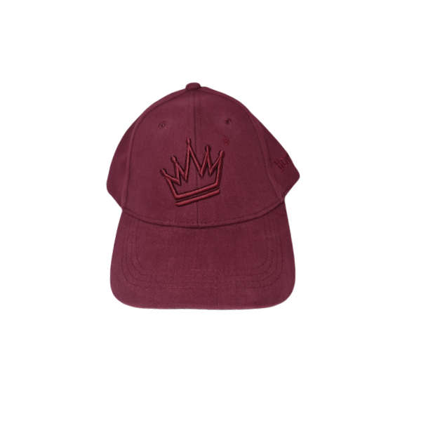 Brushed Cotton Cap - Born 2 Reign (Burgundy)