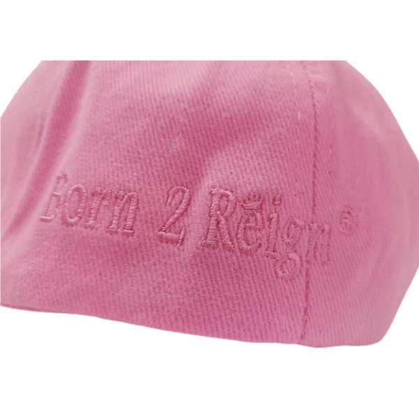 Brushed Cotton Cap - Born 2 Reign (Pink)