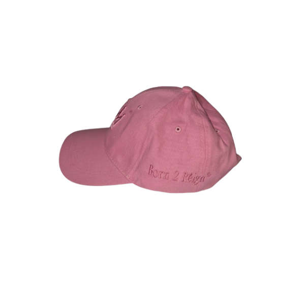 Brushed Cotton Cap - Born 2 Reign (Pink)