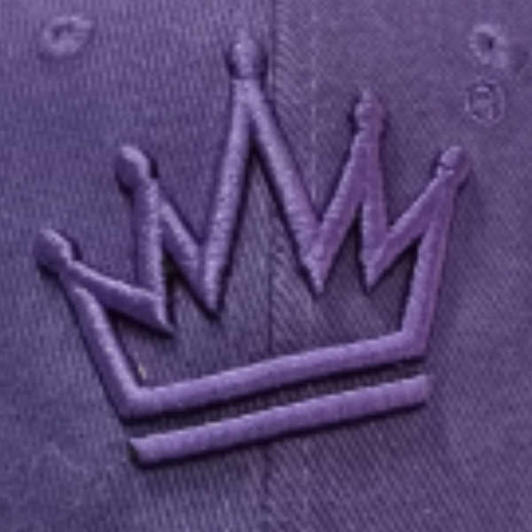 Brushed Cotton Cap - Born 2 Reign (Purple)