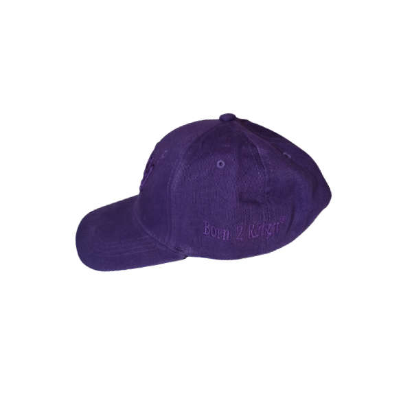 Brushed Cotton Cap - Born 2 Reign (Purple)